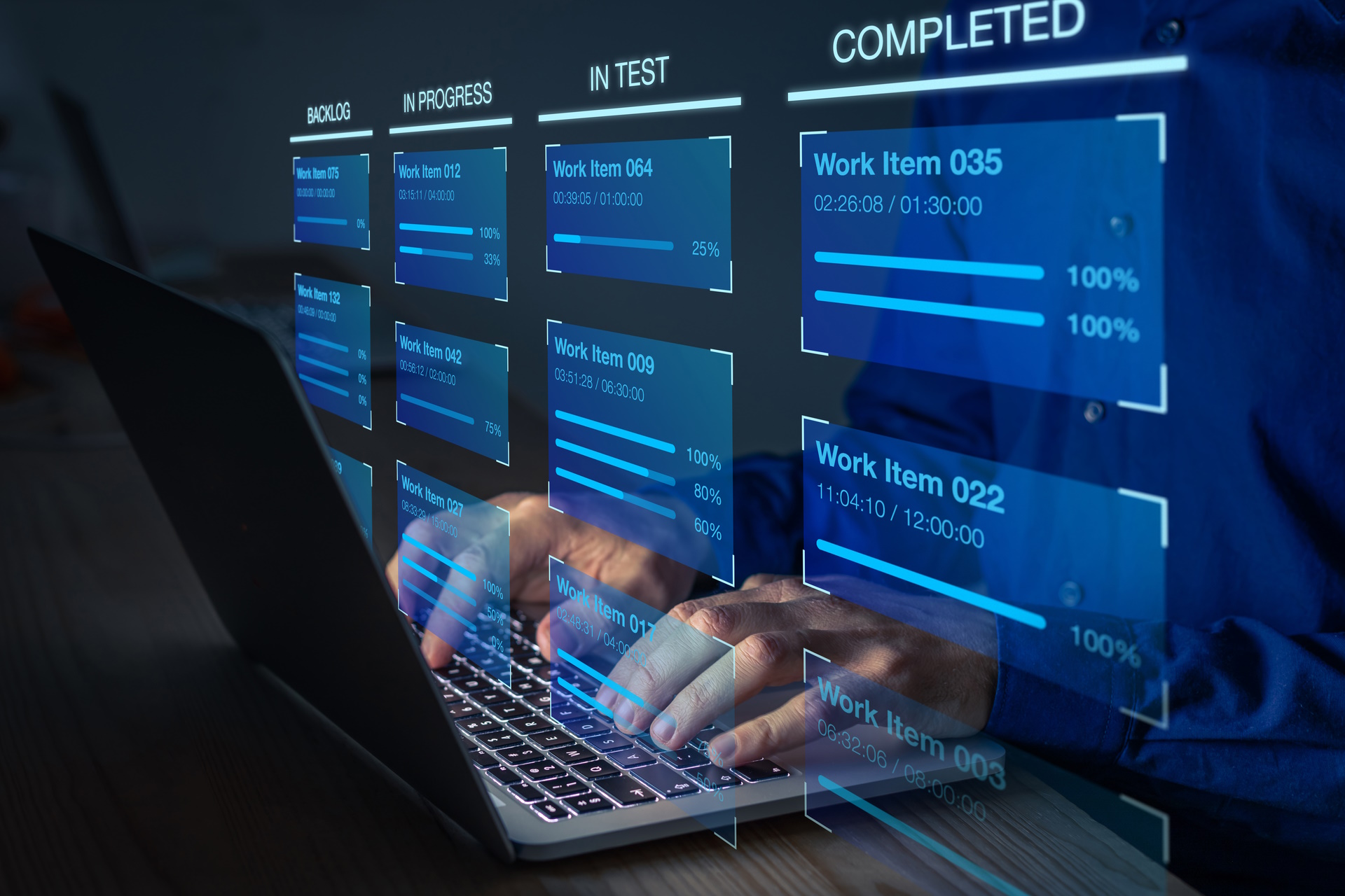 Mesch schreib Program mit computer